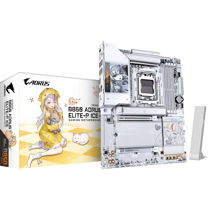 GigaByte B850 AORUS ELITE-P ICE (white)
