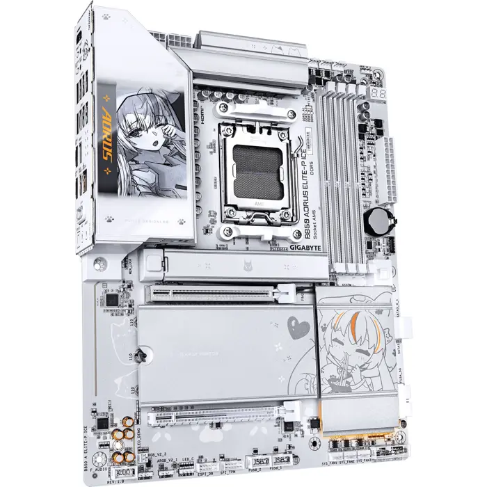 GigaByte B850 AORUS ELITE-P ICE (white)