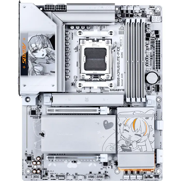 GigaByte B850 AORUS ELITE-P ICE (white)