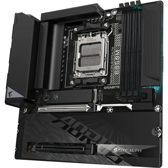 GigaByte B850M AORUS STEALTH (black)