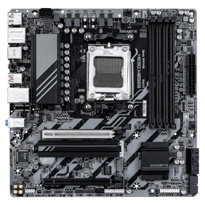 GIGABYTE B850M DS3H, DDR5, SATA3, USB3.2Gen2, DP, 2.5GbE, AM5 mATX