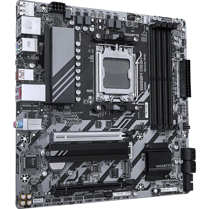 Matična ploča Gigabyte B850M DS3H – AM5, DDR5, PCIe 5.0, USB 3.2