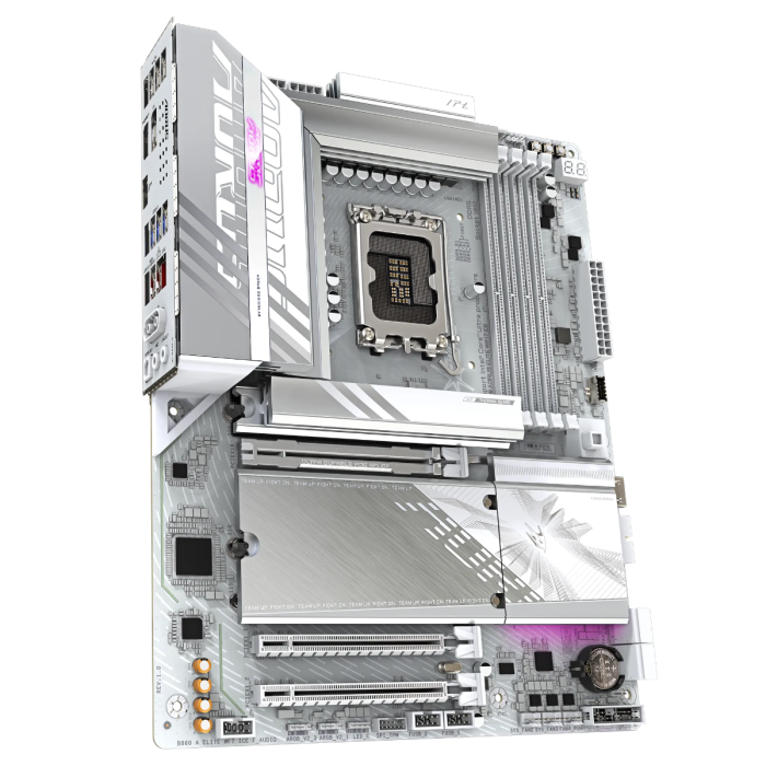 GIGABYTE B860 AORUS ELITE WF7 ICE, DDR5, SATA3, USB4, DP, Wi-Fi 7, LGA1851 ATX