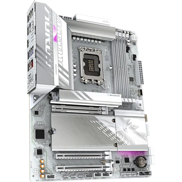 GIGABYTE B860 AORUS ELITE WIFI7 ICE - Socket 1851 - motherboard (white)