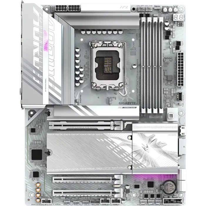 GIGABYTE B860 AORUS ELITE WIFI7 ICE - Socket 1851 - motherboard (white)