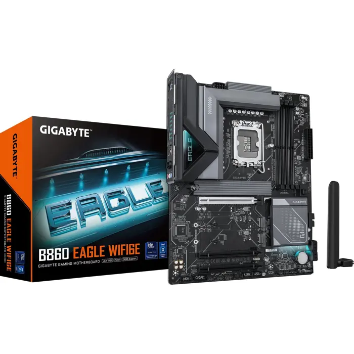 GIGABYTE B860 EAGLE WIFI6E - Socket 1851 - motherboard (white)