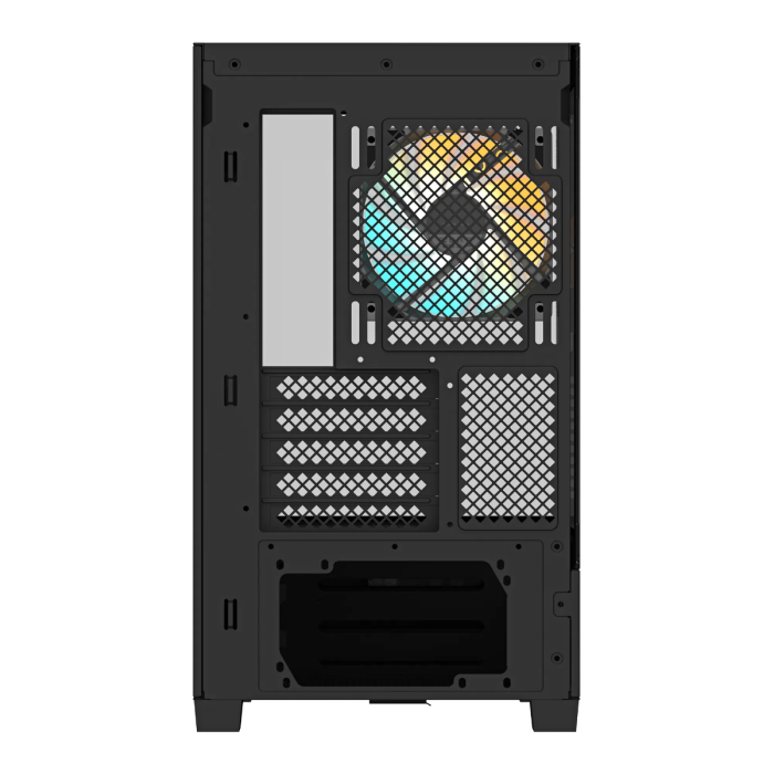 Gigabyte C201 PANORAMIC ATX RGB osvetljeno ohišje, crno