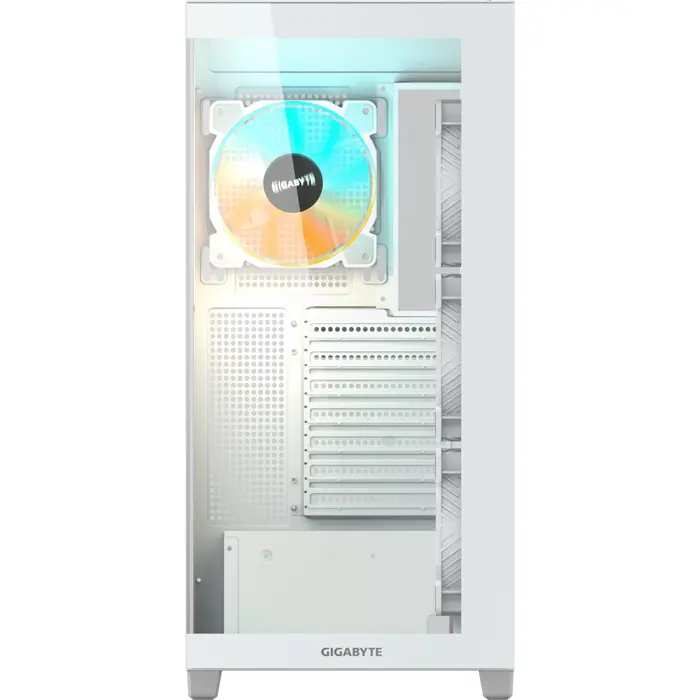 GIGABYTE C500 Panoramic Stealth Ice, Tower Case (White, Tempered Glass x 2)