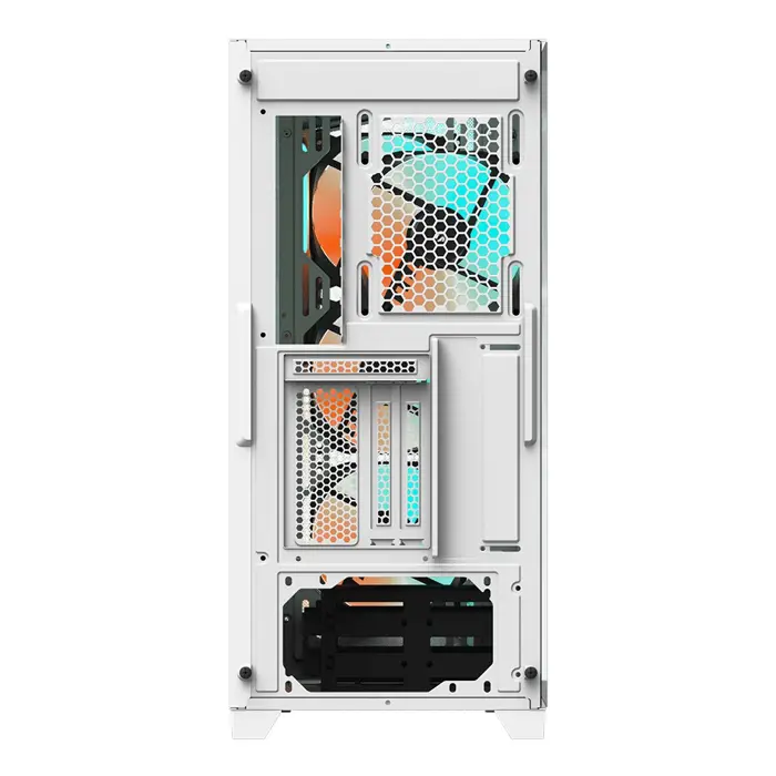 Gigabyte case C301 with glass, white, ATX, Mid Tower