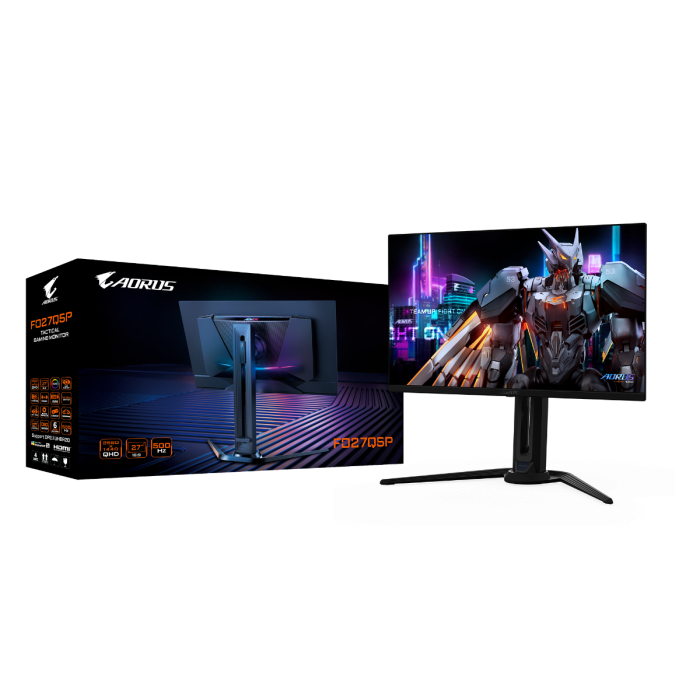 GIGABYTE FO27Q5P 27" QD-OLED QHD 500Hz 0,03ms USB-C gaming monitor
