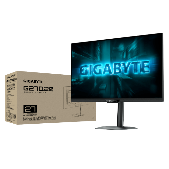 GIGABYTE G27Q20 27" IPS QHD 210Hz 0,5ms gaming monitor