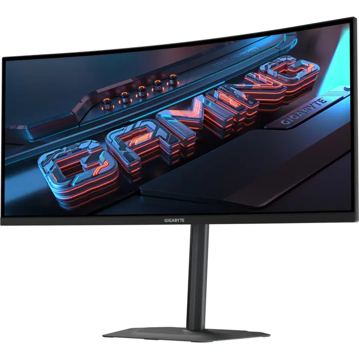 GIGABYTE G34WQC2, gaming monitor - 34 - black/grey, WQHD, VA, curved, FreeSync Premium, Adaptive Sync, 200Hz panel