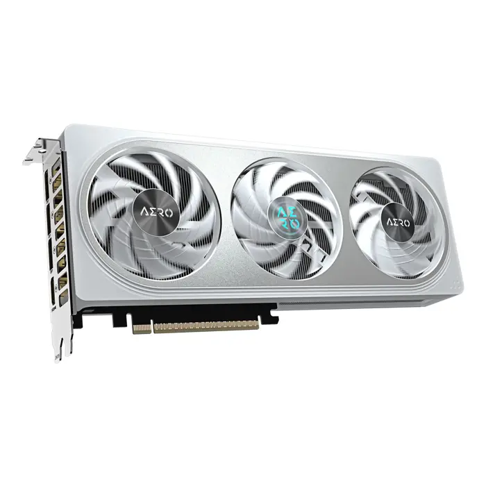 GIGABYTE GeForce RTX 5060 AERO OC 8G Graphics Card - 8GB GDDR7, 128bit, PCI-E 5.0, 2595 MHz Core Clock, 3 x DisplayPort, 1 x HDMI, GV-N5060AERO OC-8GD