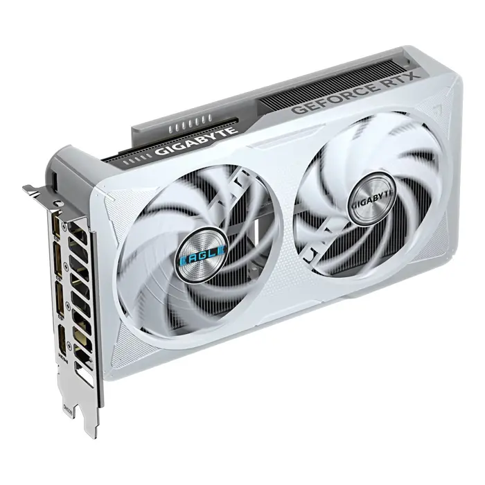 GIGABYTE GeForce RTX 5060 EAGLE OC ICE 8G Graphics Card - 8GB GDDR7, 128bit, PCI-E 5.0, 2550 MHz Core Clock, 3 x DisplayPort, 1 x HDMI, GV-N5060EAGLEOC ICE-8GD
