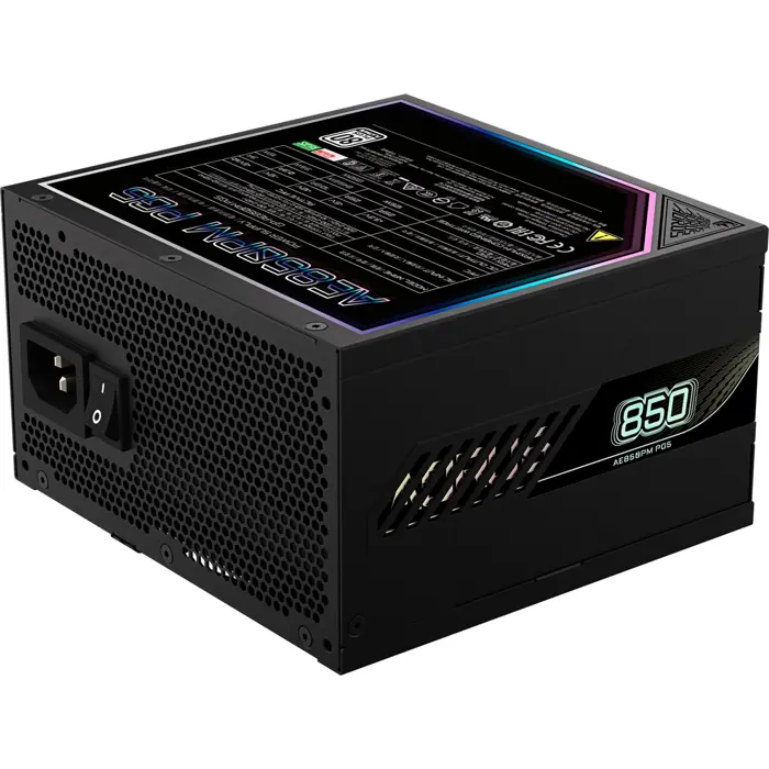 GIGABYTE GP-AE850PM PG5 (black, 850 Watt)
