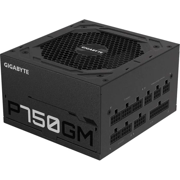 GIGABYTE GP-P750GM, PC power supply unit (black, 4x PCIe, cable management)