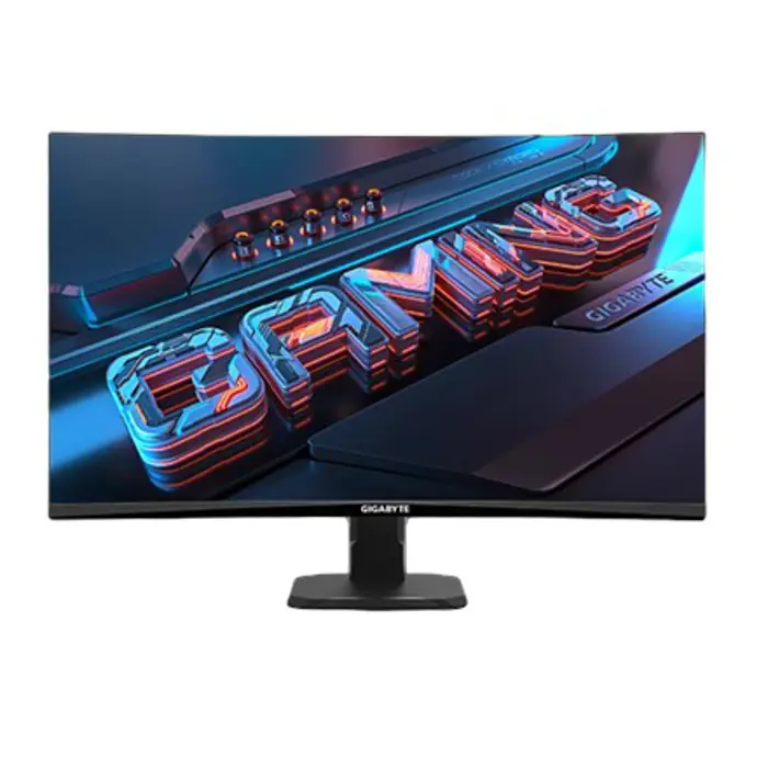 GIGABYTE GS27FC 27" FHD Curved Gaming Monitor - 1920 x 1080(FHD), 180Hz, 1, 250 cd/m2, FreeSync Premium, HDR Ready, HDMI 2.0, Displayport 1.4
