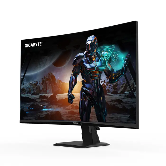 GIGABYTE GS27FC 27" FHD Curved Gaming Monitor - 1920 x 1080(FHD), 180Hz, 1, 250 cd/m2, FreeSync Premium, HDR Ready, HDMI 2.0, Displayport 1.4