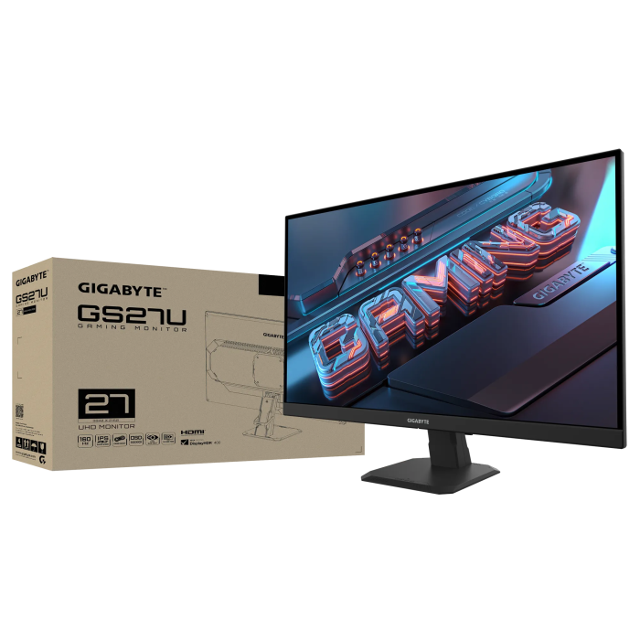 Gigabyte GS27U 27 '' Gaming UHD Ips Monitor, 3840 X 2160, 1MS, 160Hz