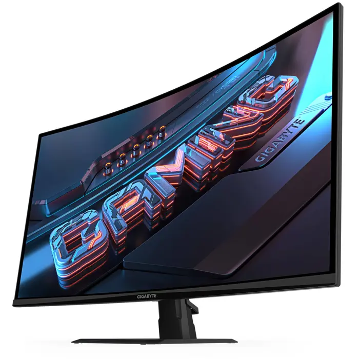 GIGABYTE GS32QCA EU, 32 Zoll Curved Gaming Monitor, 180Hz, WQHD, VA, AdaptiveSync-GS32QCA EU