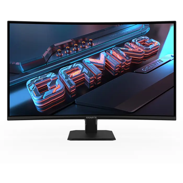 GIGABYTE GS32QCA, gaming monitor - 31,5 - black (matt), QHD, VA, curved, HDMI, DP, 180Hz panel