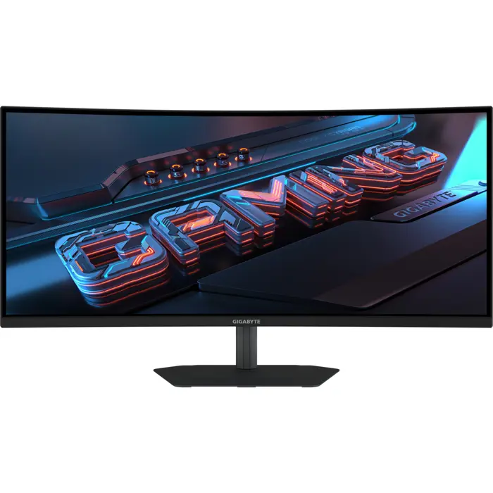 GIGABYTE GS34WQCA, gaming monitor - 34 - black, WQHD, VA, curved, FreeSync-Premium, Adaptive-Sync, 120Hz panel