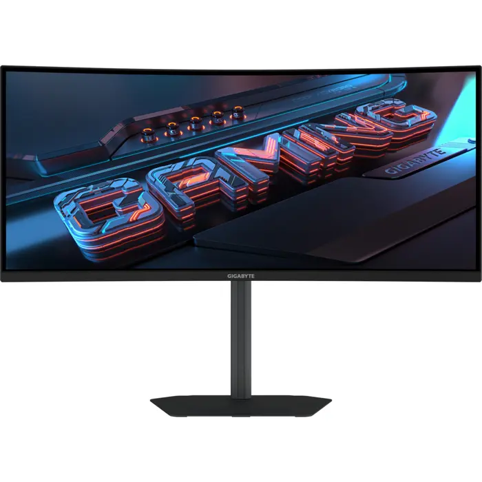 GIGABYTE GS34WQCA, gaming monitor - 34 - black, WQHD, VA, curved, FreeSync-Premium, Adaptive-Sync, 120Hz panel