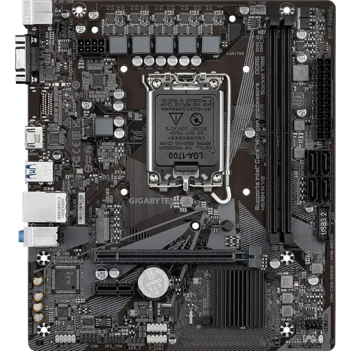 GIGABYTE H610M H V2 - Socket 1700 - motherboard