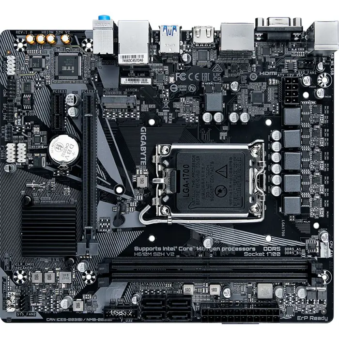 GIGABYTE H610M S2H V2 - Socket 1700 - motherboard