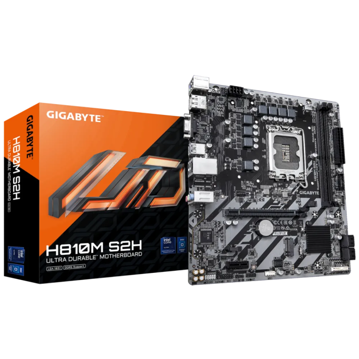 Gigabyte H810M S2H, DDR5, SATA3, DP, USB3.2GEN1, LGA1851 MATX
