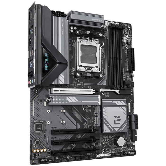 GIGABYTE Mainboard Desktop B850 EAGLE WIFI6E (AM5, 4xDDR5, 1xDP, 1xHDMI, GLAN, WiFi6E, BT5.3, 1x PCIe x16 5.0, 3xPCIe x16 supporting PCIe 3.0 x1, 3xM.2, 4xSATA3) ATX