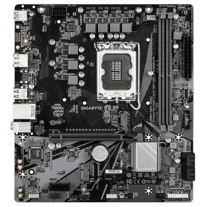 Gigabyte MB H610M D3W, S.1700, 2xDDR5/5600, PCIe 4.0, G-LAN, DP/HDMI, mATX