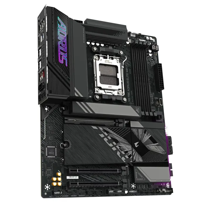 Gigabyte MB X870E AORUS ELITE WIFI7, S.AM5, 4xDDR5/8000(OC), PCIe 5.0, 2.5G-LAN, HDMI, USB4, WiFi, ATX