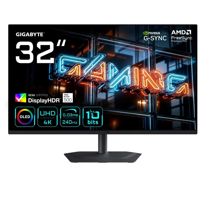 GIGABYTE MO32U24 32" OLED 4K UHD Gaming Monitor