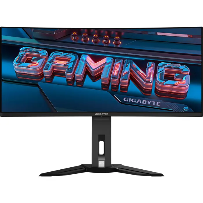 GIGABYTE MO34WQC2, gaming monitor - 34 - black, WQHD, QD-OLED, curved, USB-C, 240Hz panel