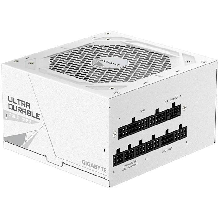 GIGABYTE UD1000GM PG5 V2 ICE, 1000W, White, 80 PLUS Gold, ATX 3.1, Fully Modular