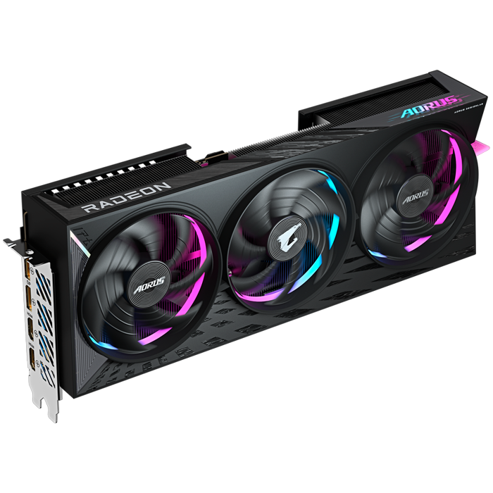 GIGABYTE Video Card AMD Radeon AORUS RX 9070 XT ELITE 16G (16GB GDDR6/256bit, PCI-E 5.0, Recommended PSU 850W, 3x 8pin Power connector, 2x DP, 2x HDMI)
