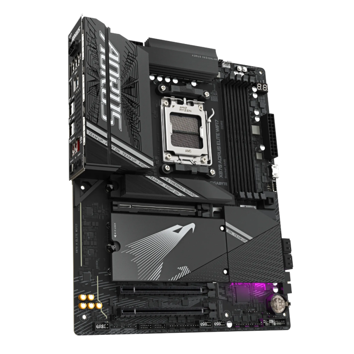 GIGABYTE X870 AORUS ELITE WIFI7, DDR5, SATA3, USB4, DP, 2.5GbE, WiFi 7, AM5 ATX