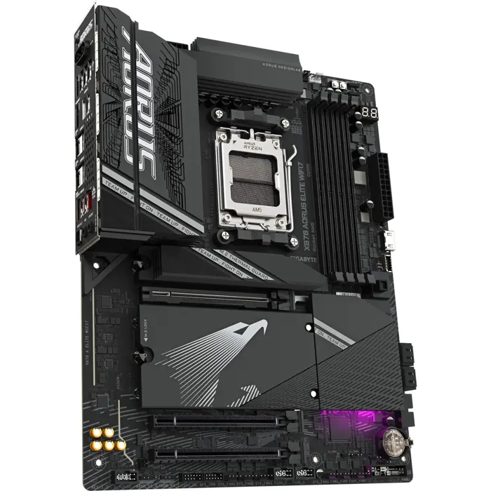 GIGABYTE X870 AORUS ELITE WIFI7 - Socket AM5 - motherboard (black)