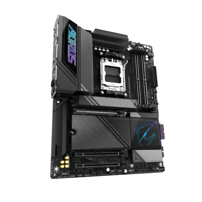 GIGABYTE X870E AORUS PRO, DDR5, SATA3, USB4, DP, 2.5GbE, WiFi 7, AM5 ATX