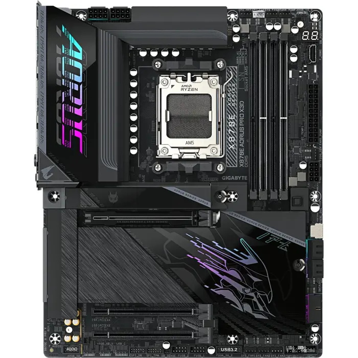 GigaByte X870E AORUS PRO X3D (black)