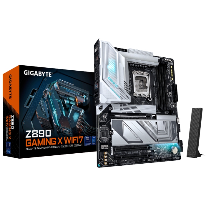 GIGABYTE Z890 GAMING X WIFI7, DDR5, SATA3, USB4, DP, 2.5GbE, WIFI 7, LGA1851 ATX