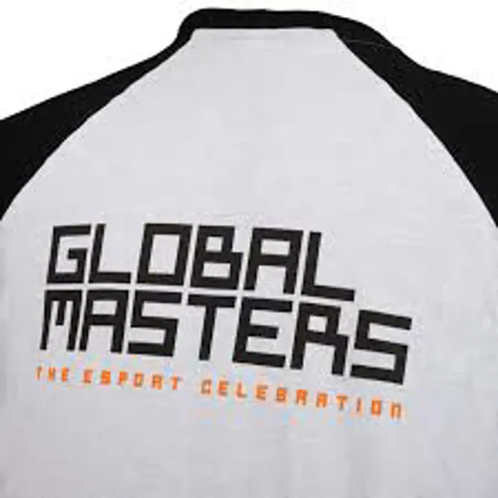 Global Masters T-Shirt GM Logo - white (M)-GM-M-BY007A-M