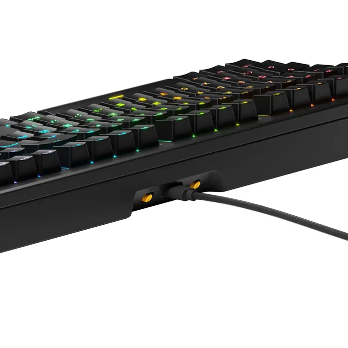 Glorious GMMK 3 100% Custom Gaming Keyboard - Pre-Built, ANSI (US), Fox Switches, Black