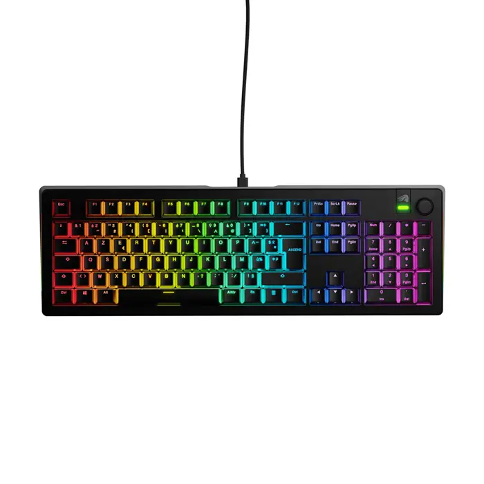 Glorious GMMK 3 100% Custom Gaming Keyboard - Pre-Built, ANSI (US), Fox Switches, Black
