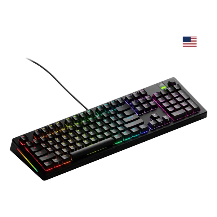 Glorious GMMK 3 100% Custom Gaming Keyboard - Pre-Built, ANSI (US), Fox Switches, Black