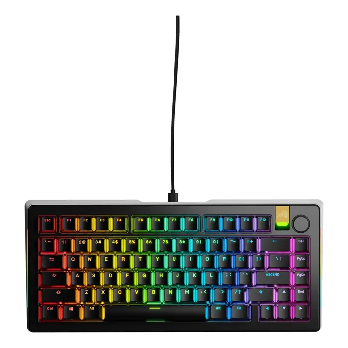 Glorious GMMK 3 Pro HE 75% Gaming Keyboard - Pre-Built, ANSI (US), Fox HE Switches, Black