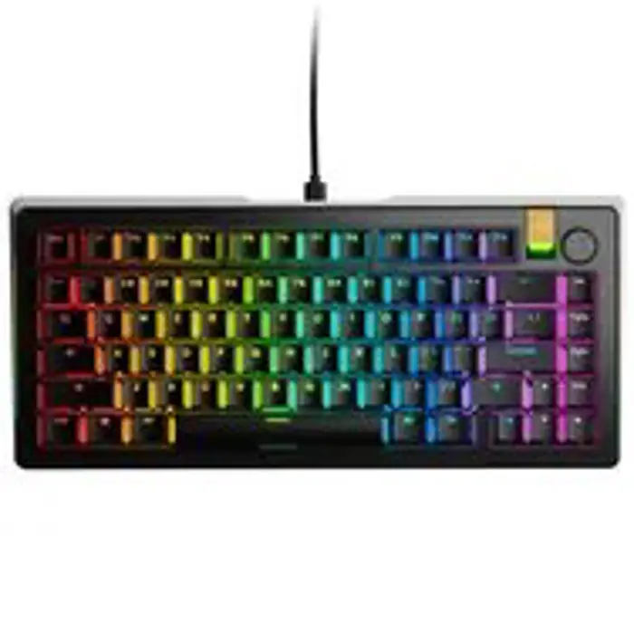 Glorious GMMK 3 Pro HE 75% Gaming Keyboard - Pre-Built, ANSI (US), Fox HE Switches, Black