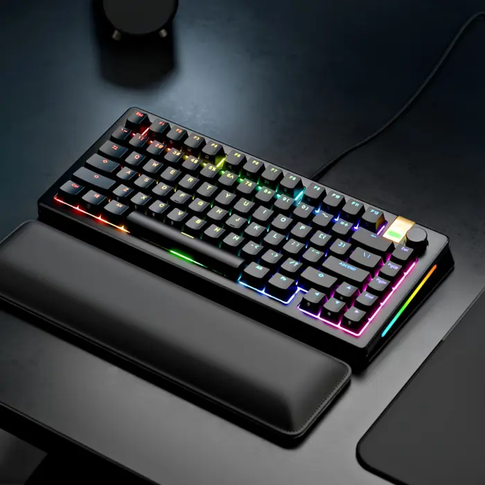 Glorious GMMK 3 Pro HE 75% Gaming Keyboard - Pre-Built, ANSI (US), Fox HE Switches, Black