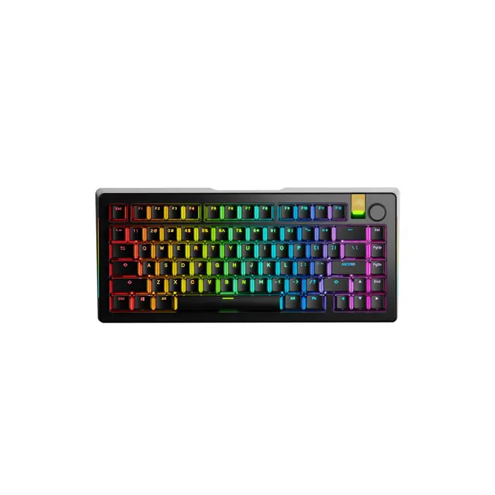 Glorious GMMK 3 Pro HE Wireless 75% Gaming Keyboard - Pre-Built, ANSI (US), Fox HE Switches, Black